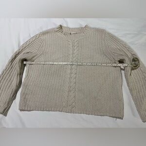 Carve Designs Cable-Knit Crewneck Sweater